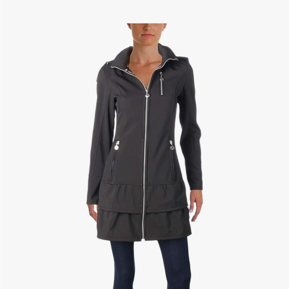 Betsey Johnson Black Zip-Up Jacket